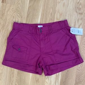Shorts, fushia, size 12
